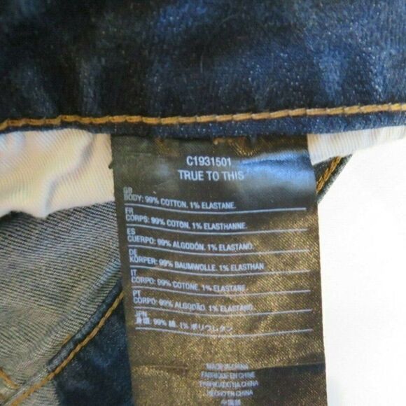 Volcom Denim Jeans Boys Size 27 / 14 Vorta Slim Straight Genuine Skateboard - Picture 8 of 12